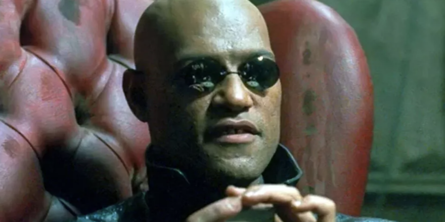 Morpheus in The Matrix movie